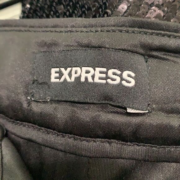 Express black sequin pants - Picture 10 of 12